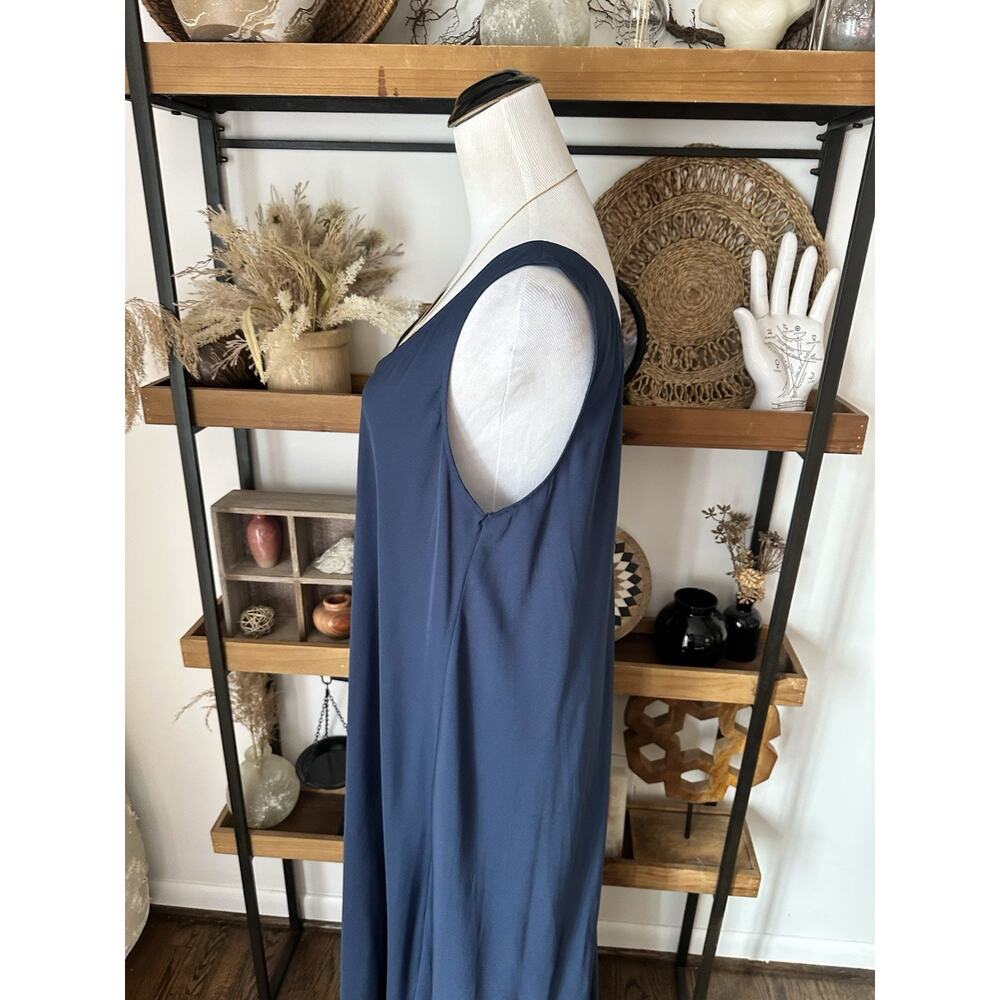 Soft Surroundings Navy Blue Sleeveless Mini Dress - Picture 5 of 7